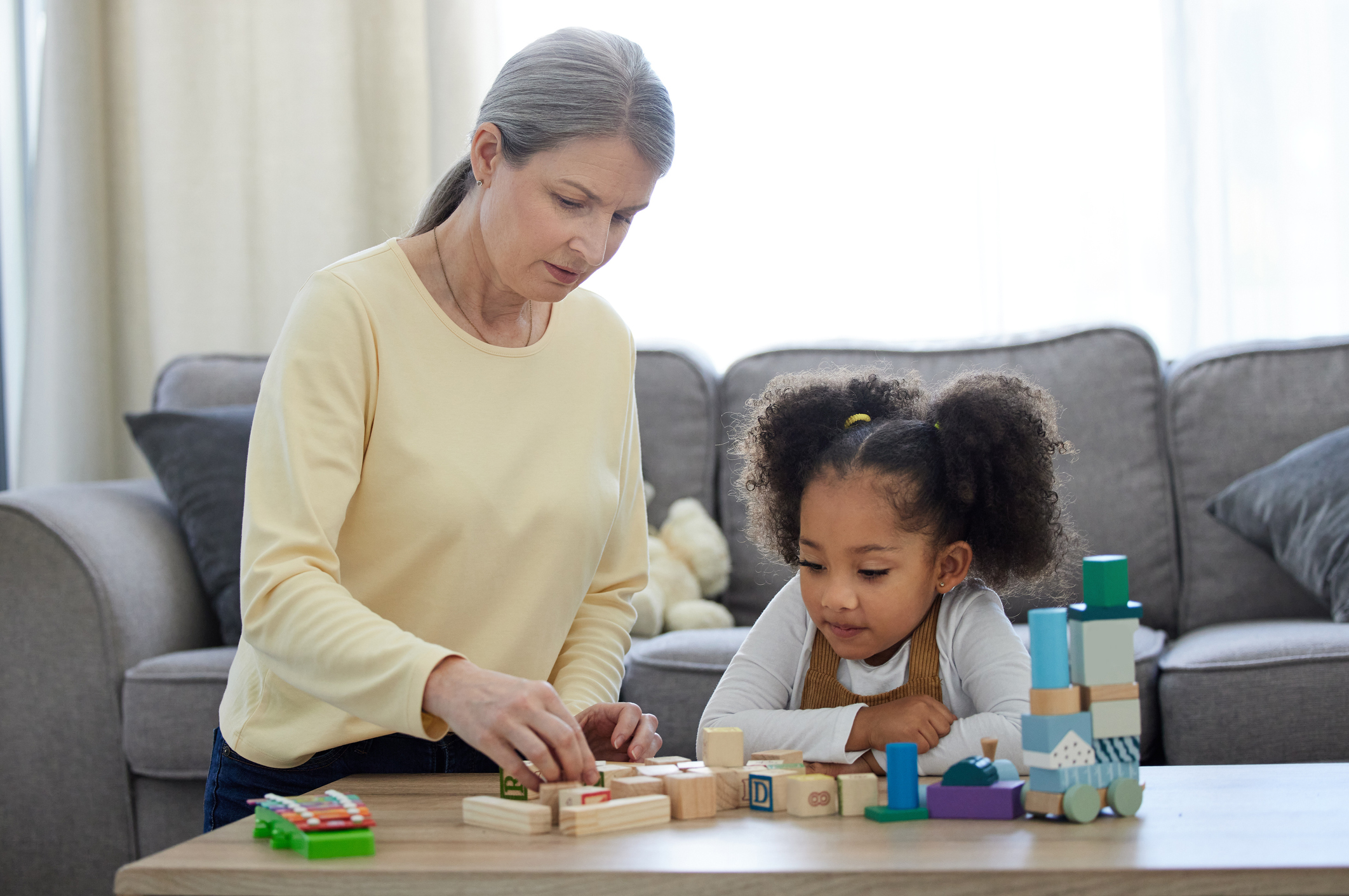 Child psychologist with her patient 